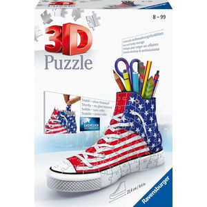 Ravensburger - 3D Puzzel - Amerika Sneaker - 108 Stukjes - Kunststof