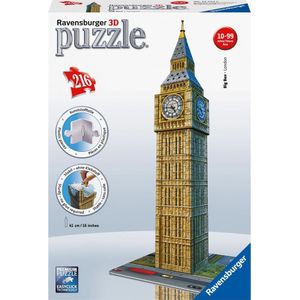 Ravensburger Big Ben - 3D Puzzel gebouw van 216 stukjes