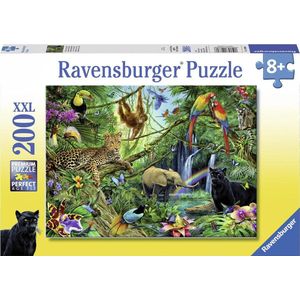 Ravensburger - Puzzel Dieren In De Jungle - Legpuzzel - 200 Stukjes