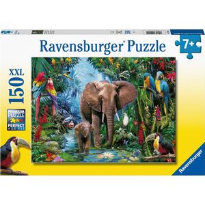 Ravensburger - Olifanten in de Jungle - Legpuzzel - 150 Stukjes