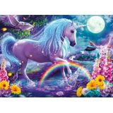Puzzel Ravensburger 100 stukjes - Thema eenhoorns (collectie Pailletes)