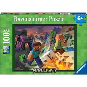 Ravensburger - Monster Minecraft - Legpuzzel - Multikleur - 100 XXL Stukjes