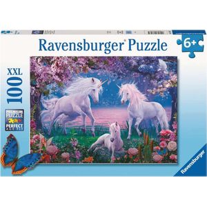 Betoverende Eenhoorns Puzzel (100 XXL Stukjes)