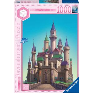 Ravensburger puzzel 1000 stukjes disney aurora s castle -  Legpuzzels
