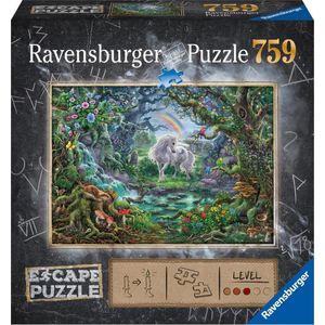 Legpuzzel - Eenhoorn in het Woud - 759 Stukken - Inclusief Handleiding