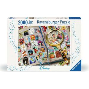 Ravensburger - Puzzel 2000 Stukjes - Mijn Favoriete Postzegels - Disney Figuren