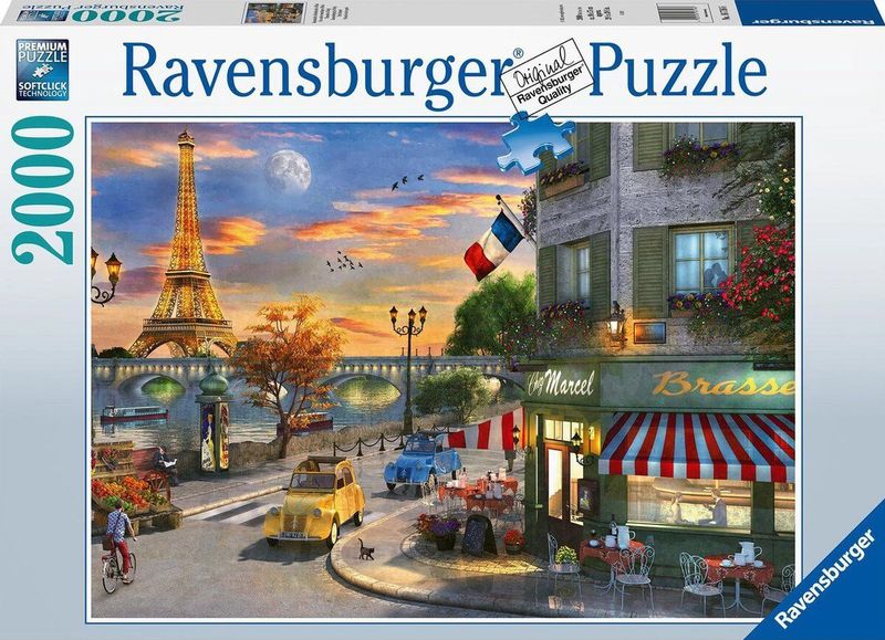 Romantische Avond in Parijs (2000 Stukjes) - Ravensburger Puzzel