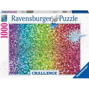 Glitter Puzzel Challenge (1000 Stukjes, Kunst Thema)