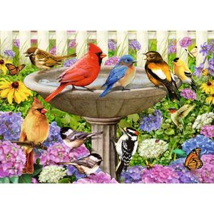 Ravensburger - Puzzel - Vogelbad - 500 Stukjes - Extra Groot