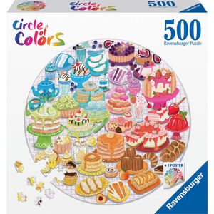 Ravensburger puzzel Circle of Colors Desserts Pastries - Legpuzzel - 500 stukjes