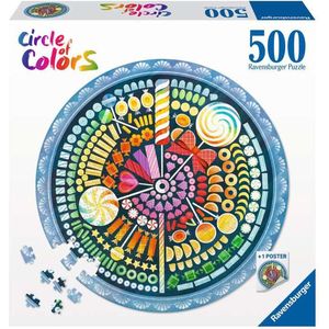 Ravensburger Puzzel Circle Of Colors Candy - Legpuzzel - 500 Stukjes