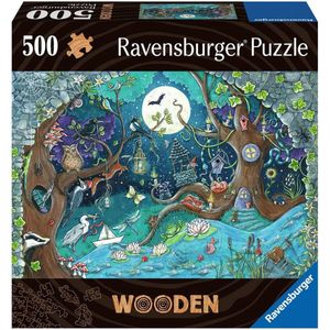 Ravensburger - Houten Puzzel - Fantastisch Bos - 500 Stukken