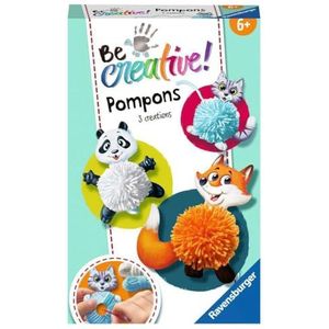 Be Creative Pompon-Tiere, DIY für Kinder ab 6 Jahren