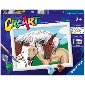 Ravensburger CreArt Schilderen op Nummer Merrie met Veulen