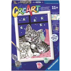 Ravensburger Creart Serie E Met Glitter Sleepy Kitties