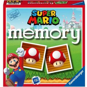 Ravensburger Super Mario Memory - Geheugenspel voor het hele gezin | 2-8 spelers | 72 kaarten
