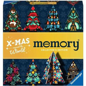 Ravensburger 22350 Collector's memory® Weihnachten - het populaire feestspel met kerstballen om op te nemen