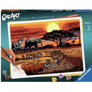 Ravensburger Kreart Gemälde über Song Savannah Landschaften