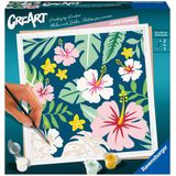 Ravensburger Creart Painting nach Zahlen exotische Blumen