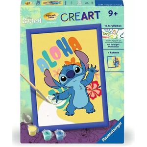 Disney Paint by Numbers Painting Set Aloha Stitch 18 x 24 cm *German Edition*