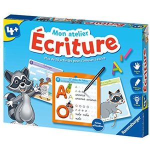 Ravensburger - Educatief spel - Mijn schrijfworkshop - Complete educatieve set - Speels leren schrijven in 50 verschillende activiteiten - Vanaf 4 jaar - 24073