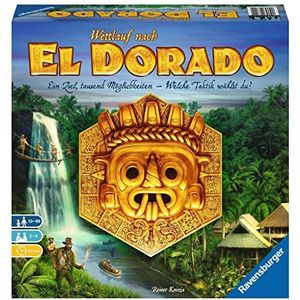 Ravensburger 26720 - El Dorado - Strategiespel, spel voor volwassenen en kinderen van 10 - 99 jaar - Taktikspel geschikt voor 2-4 spelers: een doel, uitgebreide mogelijkheden - welke tactiek kies je
