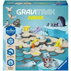 Ravensburger - GraviTrax Junior Starterset - Knikkerbaan - Kleur: L - Materiaal: Hernieuwbare Grondstoffen