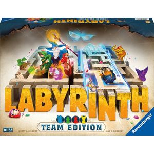 Ravensburger Spel Labyrinth Team Edition - Coöperatieve labyrintversie voor 2-4 spelers, leeftijd 8-99 jaar