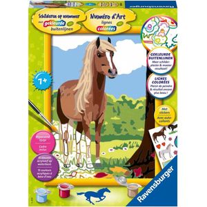 Ravensburger Schilderen op nummer Paard - Hobbypakket