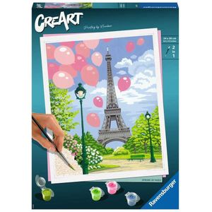 CreArt Schilderen op Nummer - Spring in Paris