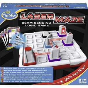 Thinkfun Laser Maze IQ Spel (60 opdrachtkaarten, wetenschappelijk thema)