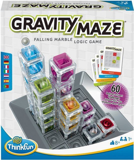 ThinkFun - Gravity Maze - Bordspel - Logisch - 60 Uitdagingen