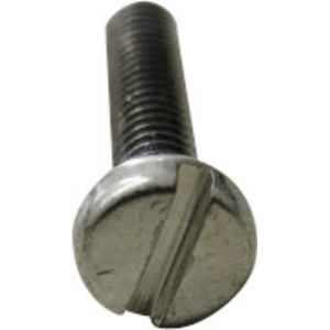 Cilinderschroeven M2 5 mm sleuf DIN 84 verzinkt staal 100 stuks TOOLCRAFT 814610