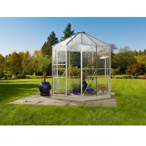Vitavia Broeikas Hera Maat 4500 Geanodiseerd Aluminium Gehard Veiligheidsglas (esg) + Polycarbonaat (hkp) 6mm