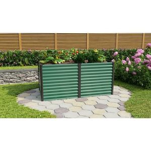 Vitavia Verhoogd zaaibed Linus 858 - zeegras/zwart - H86cm
