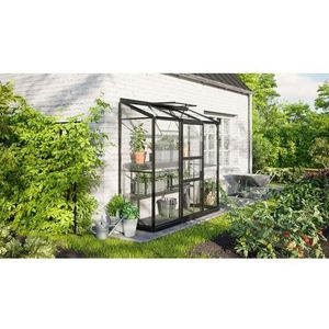 Vitavia Muurkas Ida Aluminium Maat 1300 Gepoedercoat Zwart Esg 3mm