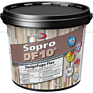 Sopro Vloer- en wandtegel Voegmortel Sopro DF 10 Flexibel wit nr. 10 5kg Wit SOP5011