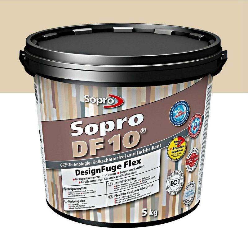Sopro - Voegmortel DF10 - Bahamabeige - 5kg - Flexibel en Sterk