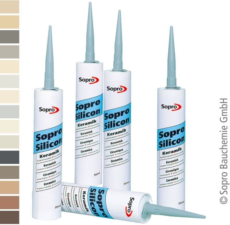 Sopro - Silicone Kit - 310ml - Basalt nr. 64 - Schimmelwerend