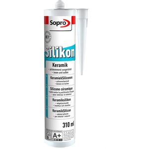 Silikon Keramik Fugen Fliesen 310ml Abdichtung Farbe jasmin 1 Stück - Sopro