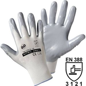 Leipold Doehle Nitril- knitted 1155-9 Nylon Arbeitshandschuh Größe (Handschuhe): 9, l en 388 cat i
