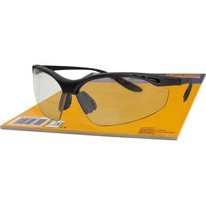 Lettura Bifocal veiligheidsbril, brilsterkte 2,0 dpt, kleurloos/zwart, vanaf 10 stuks