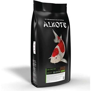 AL-KO-TE, 3-seizoenenvoer voor kleine koi en siervissen, lente tot herfst, drijvend granulaat, 6 mm, Conpro Mix hoofdvoer 9 kg