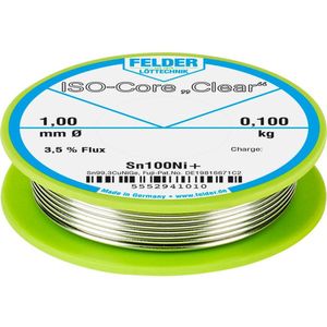 Felder Soldeerdraad | 1 mm | 100 g | Sn100Ni+ | 1 stuk - 5552941010 5552941010