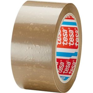 Tesa 04120 Verpakkingstape - PVC - Bruin - 50mm x 66m