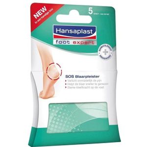 Hansaplast - Blarenpleister - Groot - 5 Stuks - Hydrocoloïde Technologie
