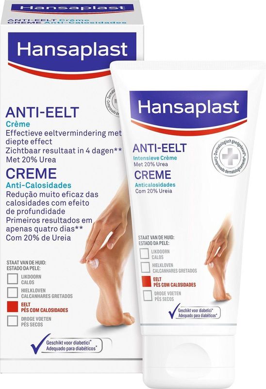 Hansaplast Anti Eelt Creme Voet Verzorging Voetencreme