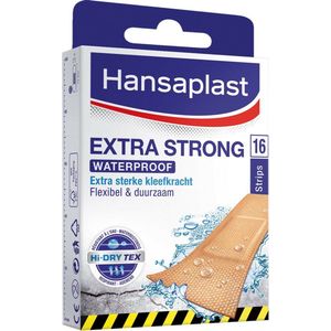Hansaplast Extra Strong Waterproof Pleisters - 16 stuks