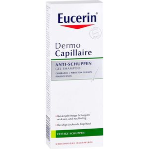 Eucerin - DermoCapillaire - Antiroos Gel Shampoo - 250 ml - Voor Vette Roos