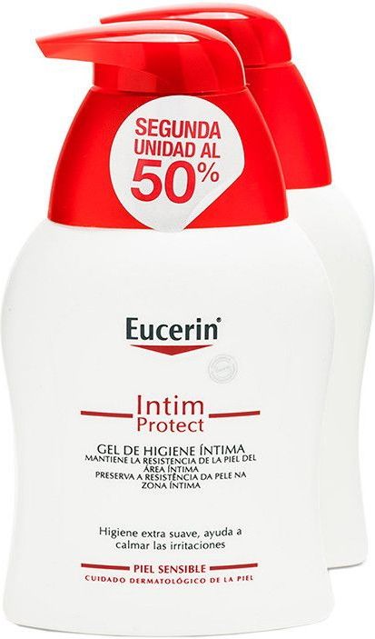 Eucerin Set Intimate Hygiene Wash Protection Fluid 2x250ml